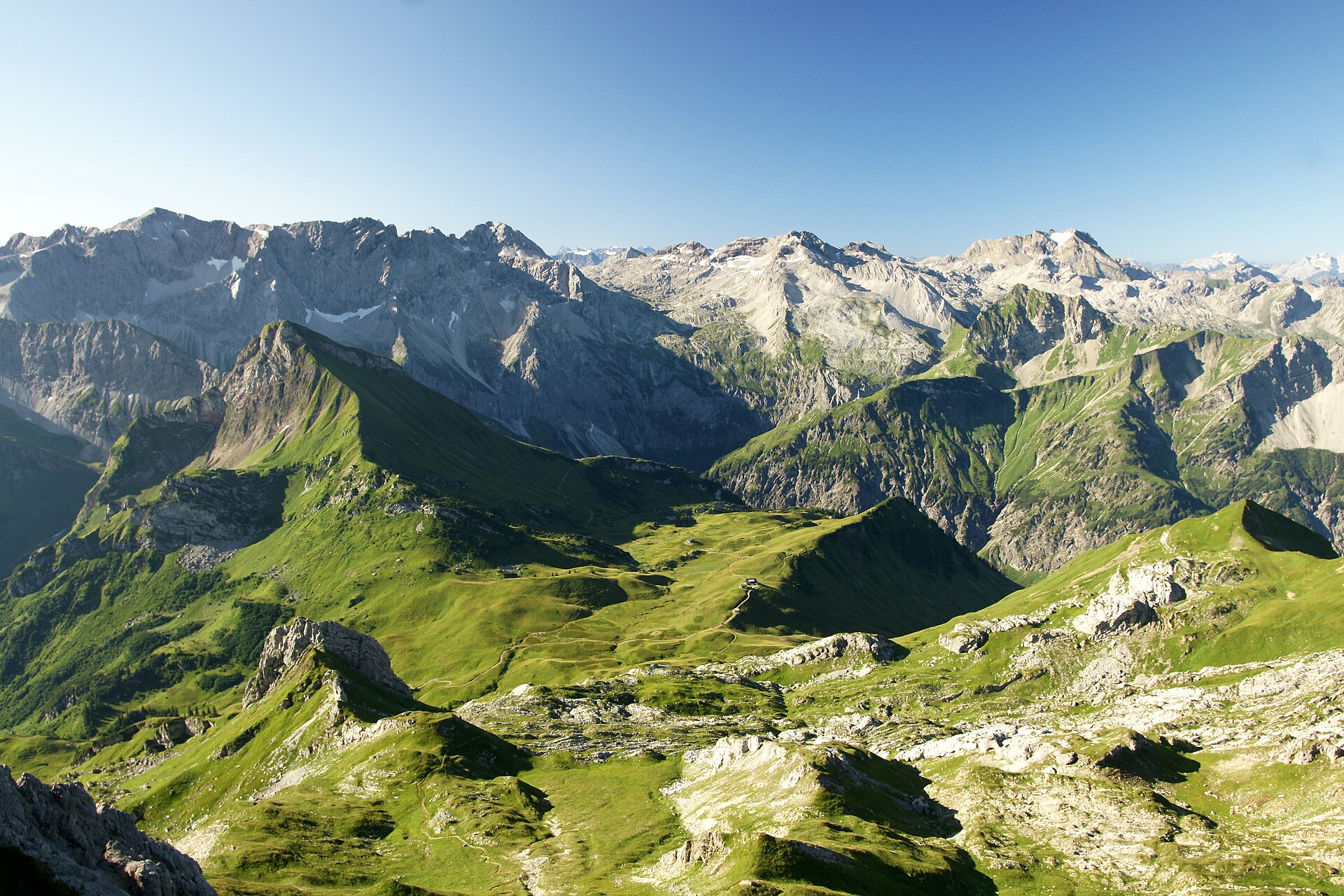 Landsteg → Biberacher Hütte