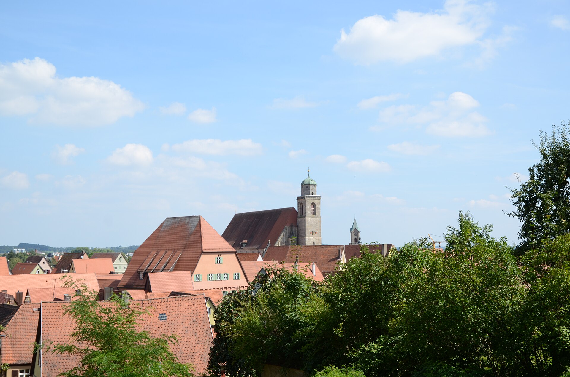 Rothenburg ob der Tauber → Dinkelsbühl